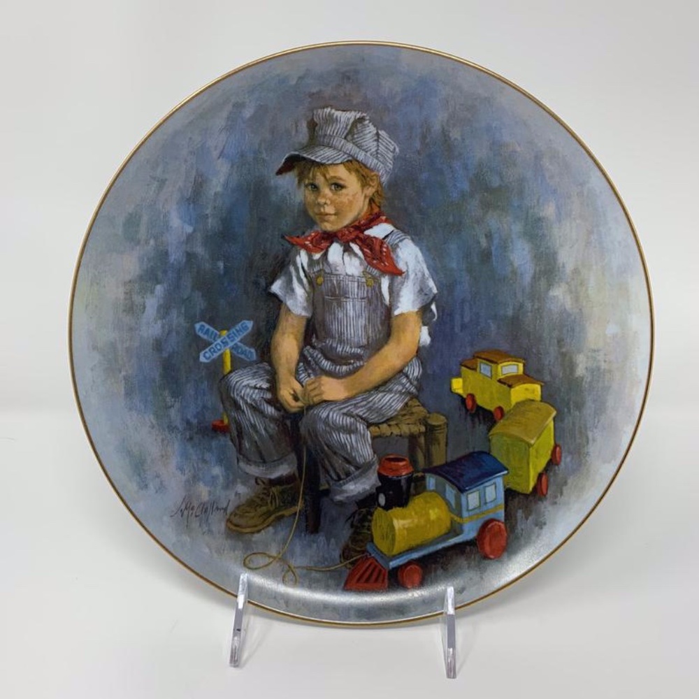 John McClelland Plate The World of Children 1970's